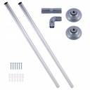 BESSER УГЛОВАЯ ДУШЕВАЯ рейка ДЛЯ ШТОР