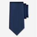 ТЕМНО-СИНИЙ ГЛАДКИЙ УЗКИЙ ГАЛСТУК, ПЛОТНЫЙ ТОНКИЙ