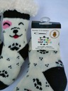 Detské Hrubé Ponožky Antialergické ABS Pes Dominujúca farba viacfarebná