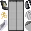 МОСКИТНАЯ СЕТКА ДЛЯ БАЛКОНОВ ТЕРРАСНЫХ ДВЕРЕЙ, МАГНИТНАЯ СЕТКА 100x210см STRONG