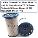 NUEVO PU8008/1 FUEL DIESEL FILTER PARA AUDI Q3 SEAT ALHAMBRA VW CC PASS~26168 