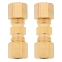 2 SZT. BRASS CONNECTOR KOMPRESJI DO WIRES BRAKING GOLDEN  photo 5