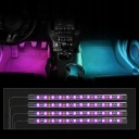 ÉCLAIRAGE INTÉRIEUR VOITURE RGB, 4 COURROIES LED COMMANDE TÉLÉCOMMANDEphoto 9