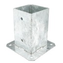 Podstawa słupa przykręcana 120x120 mm, kotwa