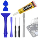 Т-8000 КЛЕЙ 15мл УНИВЕРСАЛЬНЫЙ В СБОРЕ + РЕМКОМПЛЕКТ ДЛЯ ТЕЛЕФОНА 7 ШТ.