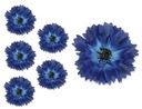 Васильки ГОЛОВКА ТОВАРА ИСКУССТВЕННЫЕ ЦВЕТЫ 6 шт.