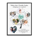 Подарочный плакат ко Дню бабушки и дедушки + рамка 50х70