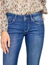 Nohavice PEPE JEANS dámske džínsy skinny W24/L30 Dominujúci vzor bez vzoru