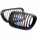 GRILLE GRILLES GRILLES BMW E46 NOIR MATTE M-COLOR CALANDRE RADIATEUR POUSSOIR NOIRphoto 15
