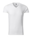 Elegantné pánske tričko SLIM FIT V-NECK Tričko MALFINI 146 L