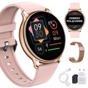 PIĘKNY SMARTWATCH ZEGAREK DAMSKI TEMPERATURA PULS