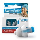 Zátky do uší na bazén, Alpine SwimSafe, M, stará verzia, výpredaj Kód výrobcu 111.21.455