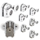 НАБОР ДВОЙНЫХ РОЛИКОВ РОЛИКИ ДЛЯ НАБОРА ДУШЕВОЙ КАБИНЫ SANPLAST 25 ММ