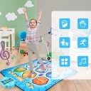 МУЗЫКАЛЬНЫЙ ТАНЦЕВАЛЬНЫЙ КОВрик ТАНЦЕВАЛЬНАЯ ИГРА НЕСКОЛЬЗЯЩИЙ КОВрик ДЛЯ МАЛЫША