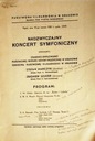 Программа Чрезвычайного симфонического концерта 1951 года, СПК