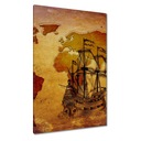 Обои для рабочего стола 80x120 Старая карта