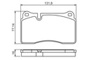 BOSCH 0 986 494 207 ZAPATAS DE FRENADO 