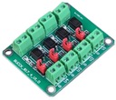 390 4 kanałowy moduł optoizolatora izolacji galwanicznej PC817 PLC Arduino