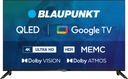 BLAUPUNKT QLED TV 43 ДЮЙМА 4K UHD GOOGLE SMART TV DVB T T2 HEVC