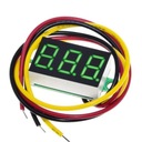 Светодиодный вольтметр постоянного тока 0,36 дюйма, зеленый