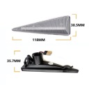 STATYCZNE CLIGNOTANTS RENAULT SCENIC II 2003-2009 MEGANE 2 2002-09 BLANCphoto 13
