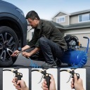КОМПРЕССОР ПЕРЕНОСНОЙ НАСОС Z МАНОМЕТРОМ DO АВТОМОБИЛЯ ВЕЛОСИПЕДА MATERACA  фото 8