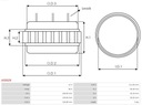 AS-PL AS5029 STATOR, GENERATORIUS nuotrauka 3