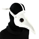 МАСКА СЫРЬЯ, ПТИЦА ЧУМНОГО ДОКТОРА, КОЖА, БЕЛАЯ