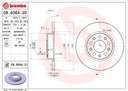 DISCO HAMULC. ALFA ROMEO 159 05-11 PARTE TRASERA 