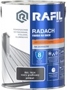 RAFIL RADACH КРАСКА ДЛЯ КРЫШИ ГРАФИТ СЕРЫЙ RAL7024 ПОЛУМАТОВАЯ 5л