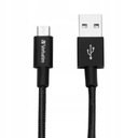 USB-USB микрокабель 0,3 м Verbatim 48866, черная оплетка