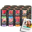 DOLINA NOTECI RAFI CLASSIC karma mokra pies MIX SMAKÓW 24x800g + EBOOK PIES