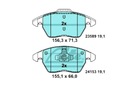 ZAPATAS DE FRENADO PEUGEOT P. 207- 208- 307- 308- 3008- RCZ 03- CERAMIC 