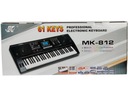 Keyboard Organy 61 Klávesy Napájací adaptér MK-812 Šírka produktu 97 cm