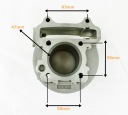 ЦИЛІНДР + ГОЛОВКА KPL. 4T GY6 80CCM (47MM) - БЕЗ ODPOWIETRZENIA - ВЕЛИКИЙ ZES  (14828973839) фото min 9