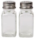 ZESTAW POJEMNIKÓW SÓL PIEPRZ SOLNICZKA SZKŁO 2szt.