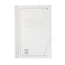 TECZKA NA DOKUMENTY Z GUMKĄ A4 BIAŁA BIGO 1szt.