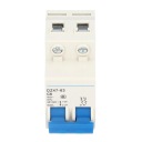 BREAKER МІНІ 2P MCB DIN RAIL MOUNT 6000A ВМІСТИМІСТЬ ZAMANIA 400 V 6A OD  (18909435328) фото min 6
