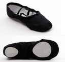 Танцевальные туфли для балерин, балетные цвета, размер 27, черные