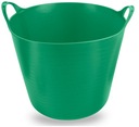 ГИБКИЙ КОНТЕЙНЕР, ПРОЧНАЯ КОРЗИНА, ЗЕЛЕНОЕ ВЕДРО, 27 Л