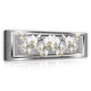 КАРТИНА ЦВЕТЫ ОРХИДЕИ ДЛЯ СПАЛЬНИ, ГОСТИНОЙ НА ХОЛСТЕ НА СТЕНЕ, БОЛЬШАЯ 3D 145x45