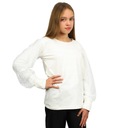 Блуза ЭЛЕГАНТНАЯ, Рукава ТЮЛЬ, ГОРШКИ Школа 152