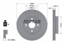 TEXTAR DISCO DE FRENADO TOYOTA P. YARIS 1,0-1,33 1,4 D 05- 