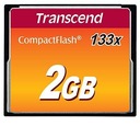 Transcend CompactFlash 2 ГБ 133x — профессиональная карта памяти MLC NAND