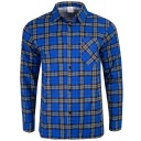 МУЖСКАЯ ПОВСЕДНЕВНАЯ ФЛАНЕЛЕВАЯ РУБАШКА В КЛЕТКУ, 100% ХЛОПОК, размер XL
