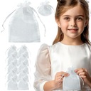 СУМКИ ИЗ ОРГАНЗЫ 10х15 ПРИЧАСТИЕ ДЛЯ ПОДАРКОВ ГОСТЯМ СВЯТОЕ ПРИЧАСТИЕ 10 шт.