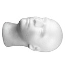 3 ks penovej hlavy figuríny Kozmetická hlava Účes dlhé vlasy