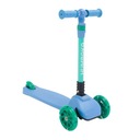 HUMBAKA Триколісний світлодіодний самокат дитячий зелений синій BALANCE OS