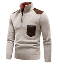 Elegantný pánsky zimný sveter viacfarebný ROZ M-4XL Veľkosť L