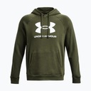 Námorná pánska mikina Under Armour Rival Fleece Logo HD zo zeleno-bielej M Značka Under Armour